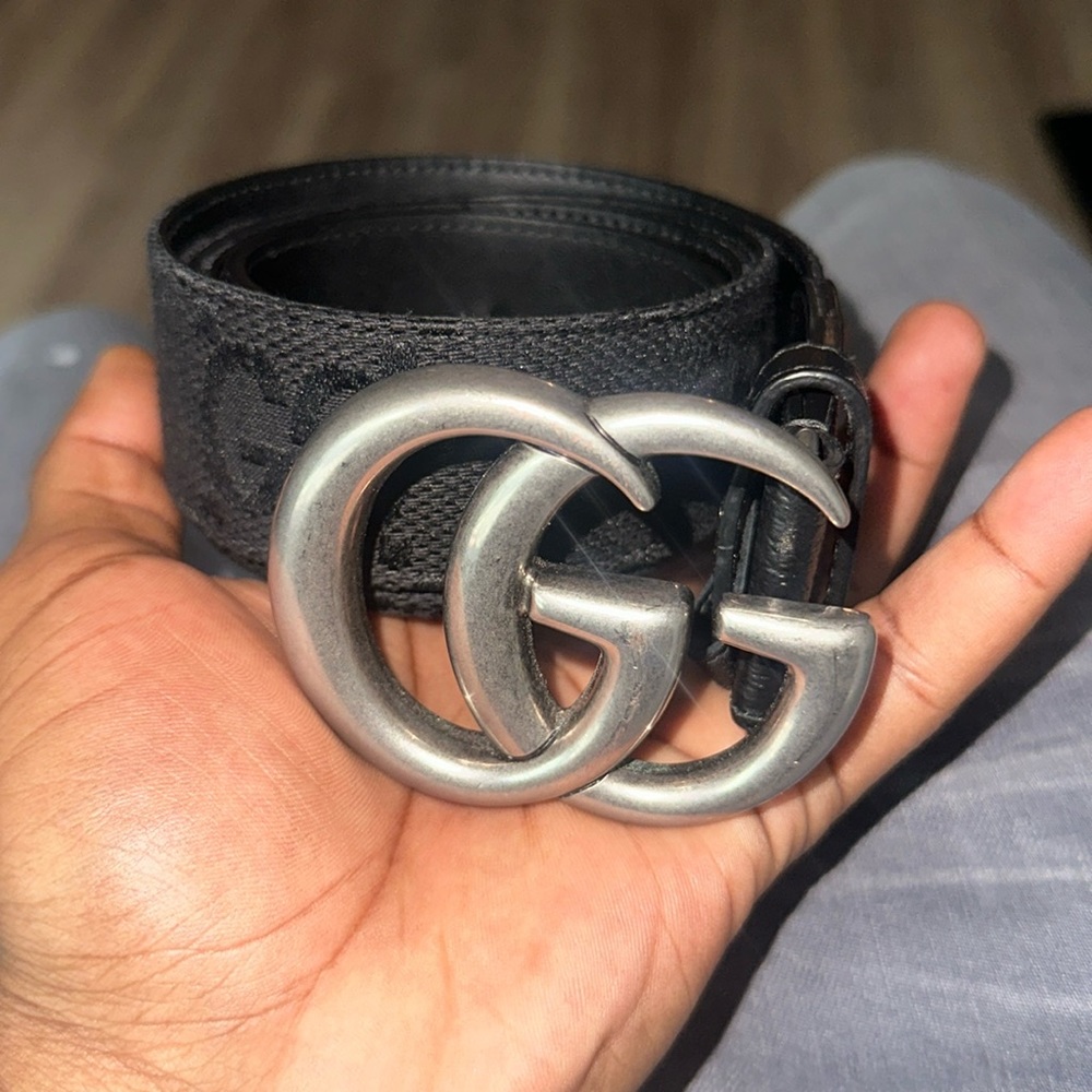 Gucci belt, GG MARMONT BELT WITH MAXI GG